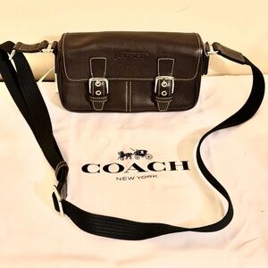NWT RARE Vintage Soho Coach Bleecker double buckle crossbody style #1404
